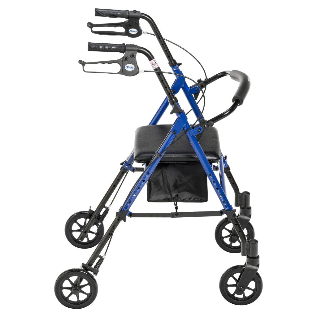 Adjustable Height Rollator with 6" Wheels