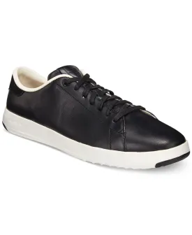 Cole Haan Women's GrandPro Lace-Up Tennis Shoe, Black