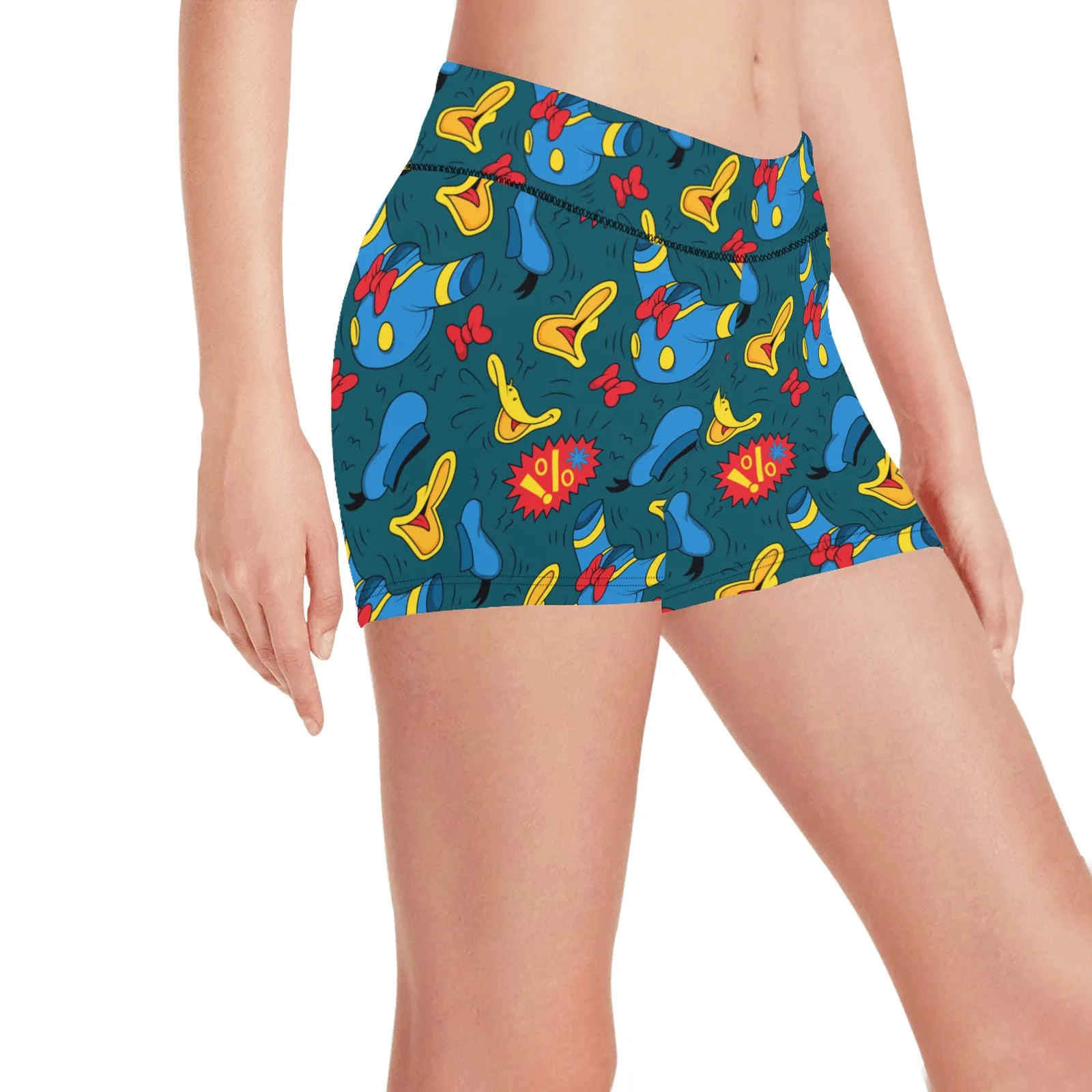 Disney Donald Duck Quack Women's Short Leggings