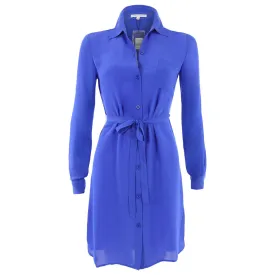 Frankie Shirt Dress in Cobalt Blue