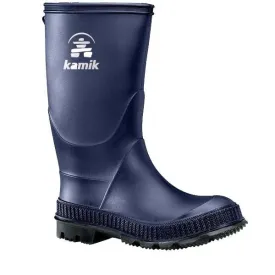 Kamik Stomp Boys Rain Boots Navy (Made in Canada)