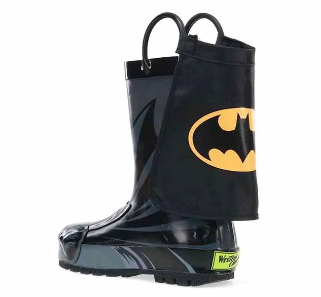 Kids Batman Everlasting Rain Boot - Black