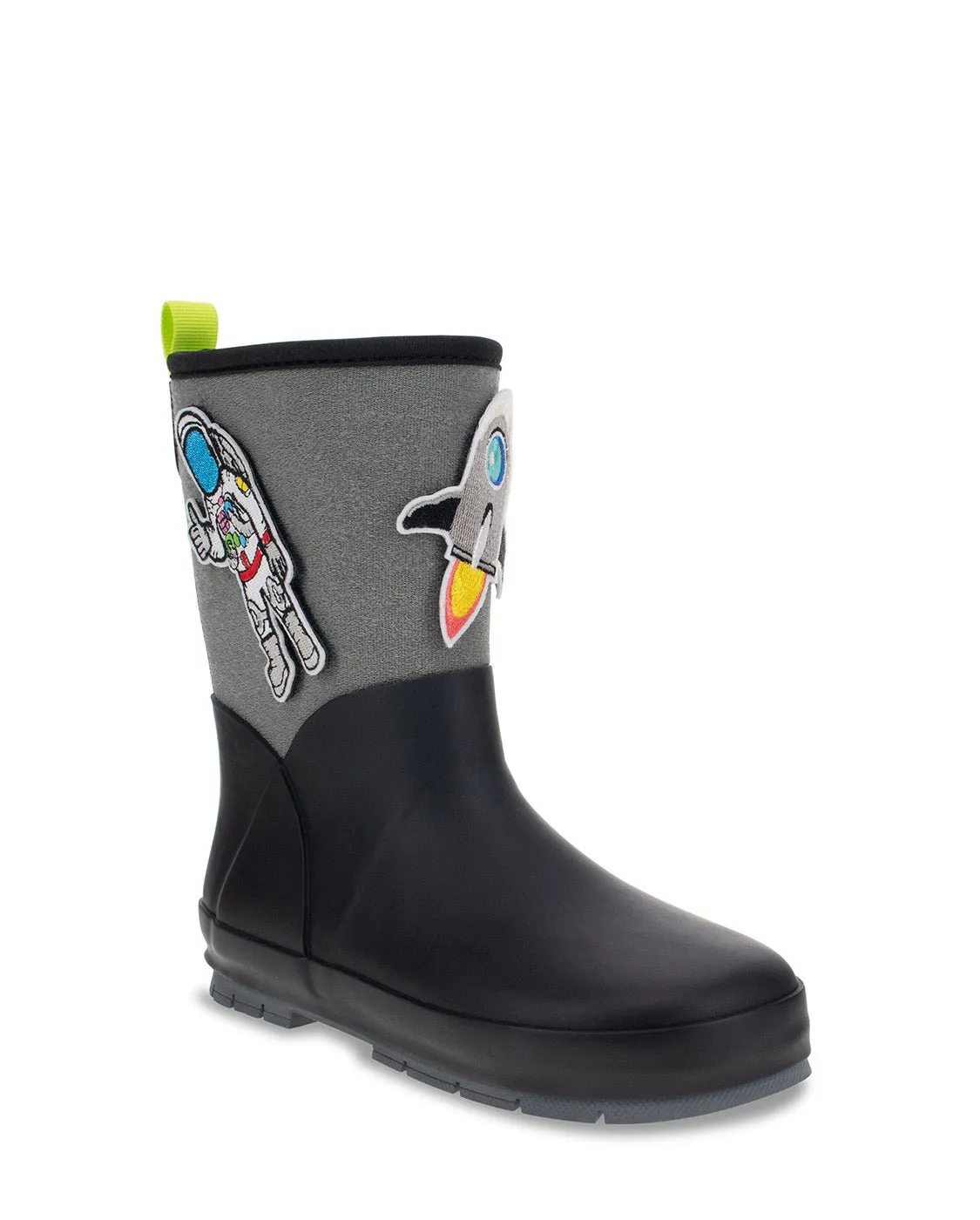 Kids Puddle Patch Rain Boot - Black