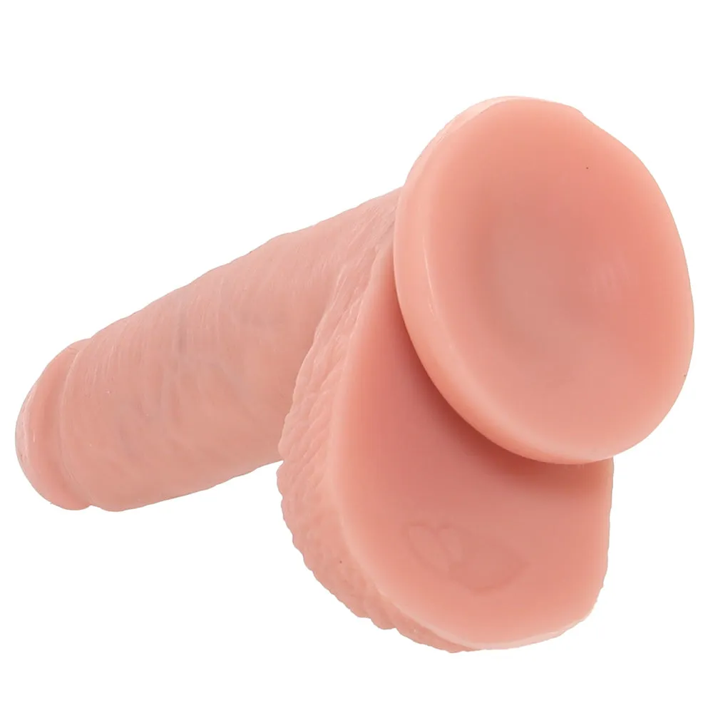 King Cock 7 Inch Cock with Balls in Flesh