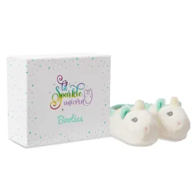 Lil' Sparkle Baby Unicorn Booties   Gift Box