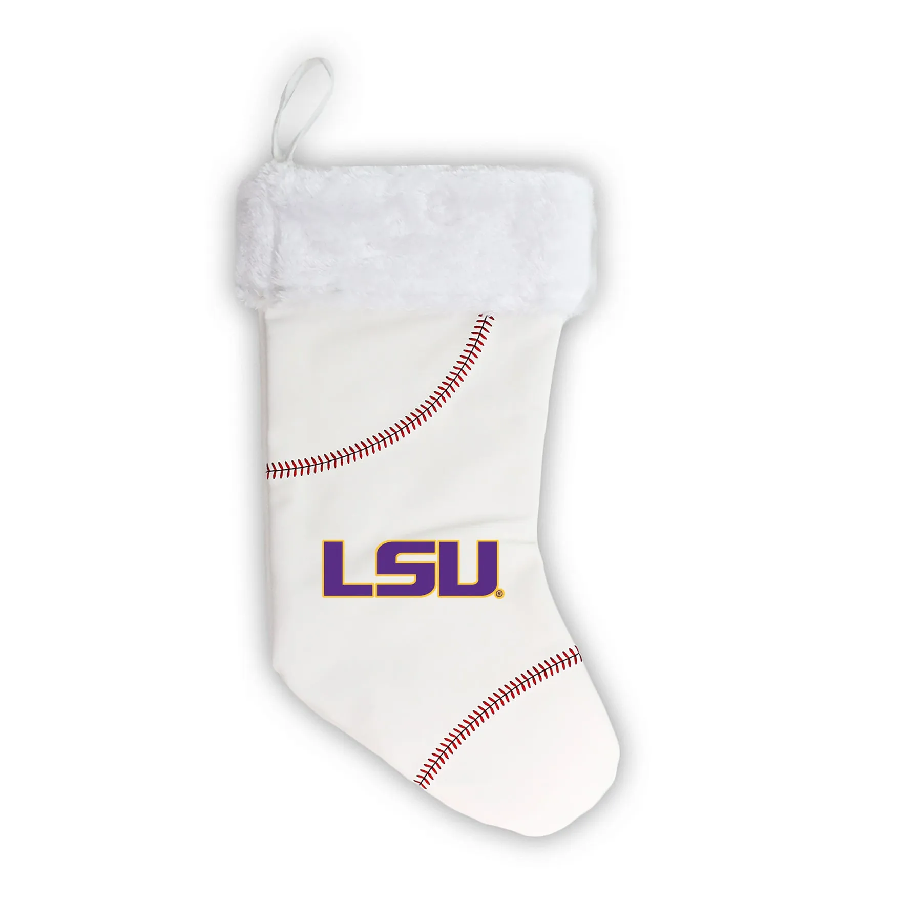 LSU Tigers 18" Baseball Christmas Stocking