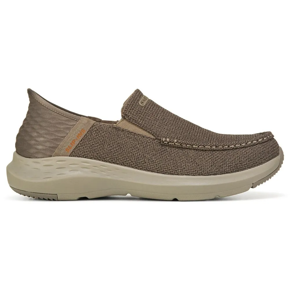 Men's Ralven Moc Toe Wide Slip On Skechers, brown