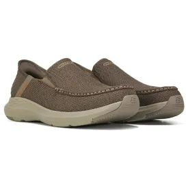 Men's Ralven Moc Toe Wide Slip On Skechers, brown