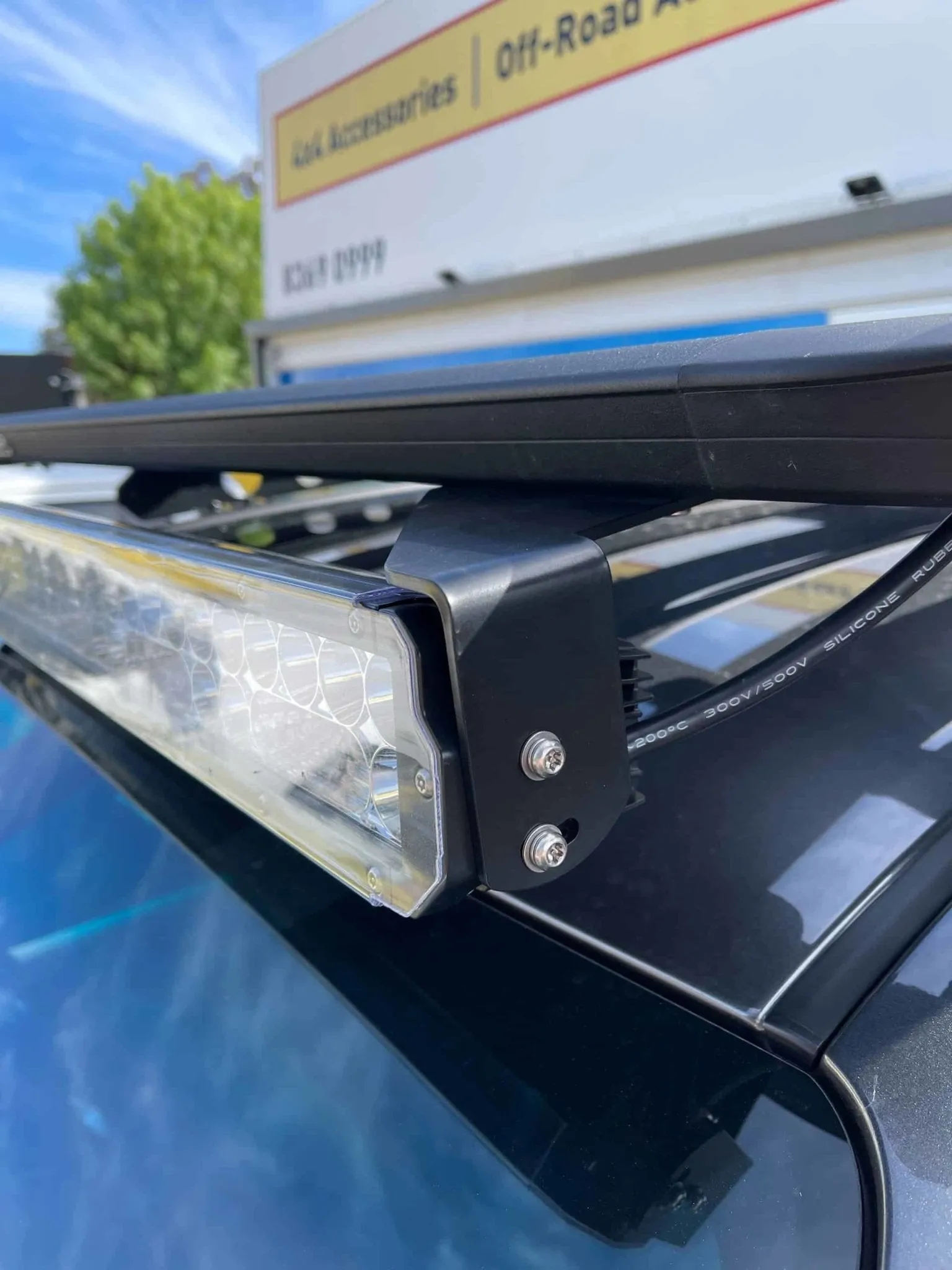 Nitro Maxx Light Bar Brackets to suit Rhino Pioneer Platform (below rack)