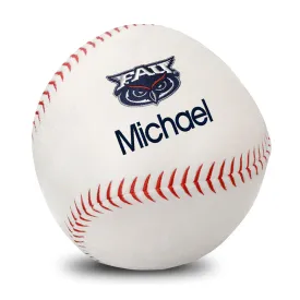 Personalized FAU Owls Plush Baseball