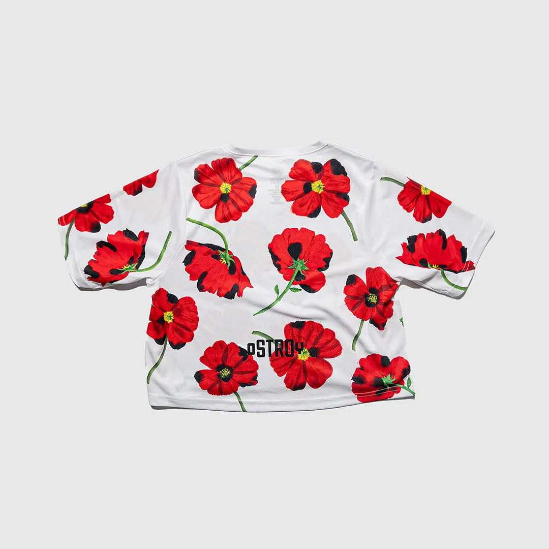 Red Poppies Women's Crop Top