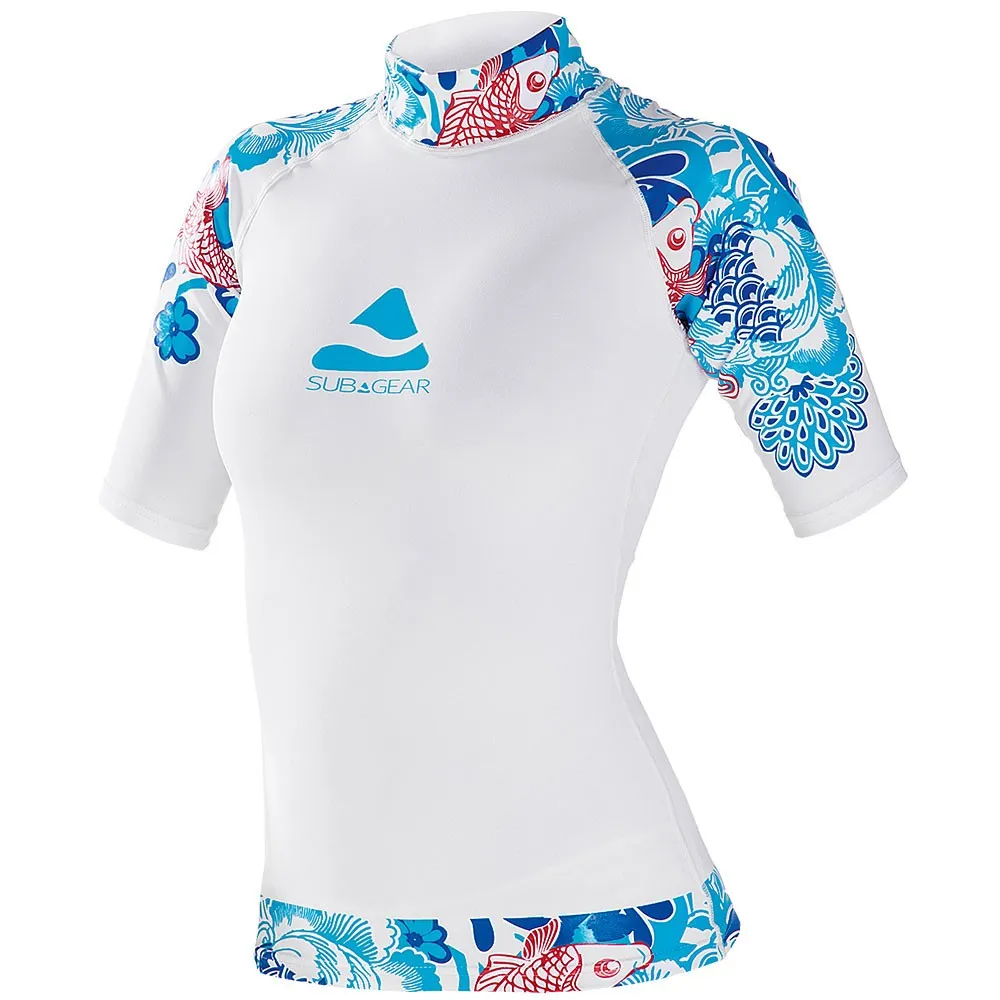 SubGear Womens Amber Short Sleeve Rash Guard-XSM