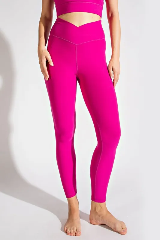 TEEK - V Waist Full Length Leggings