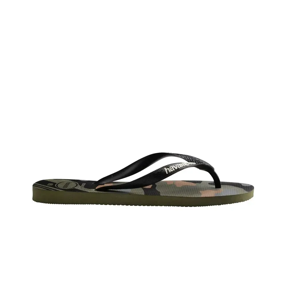 Top Camu Flip Flops