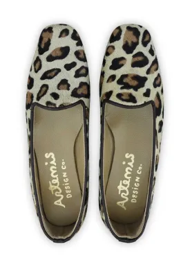 Women's Pony Hair Loafers, Leopard